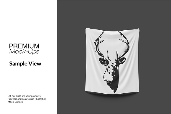 Tapestry Mockup - Many Sizes  in Mockup Templates - product preview 7