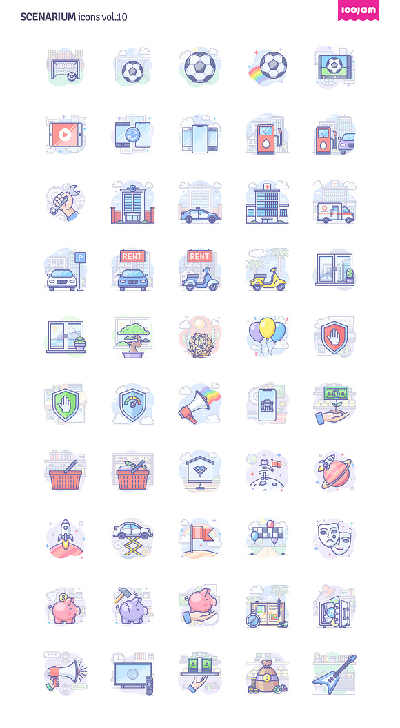 Scenarium icons vol.10 in Football Icons - product preview 1