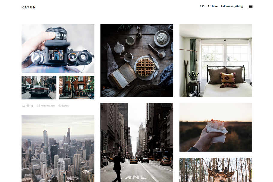 Rayon - Grid Tumblr Theme in Tumblr Themes - product preview 8