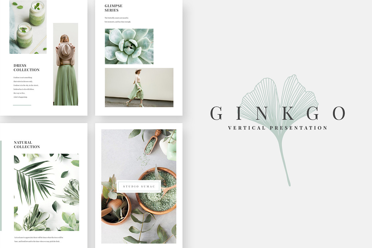 Ginkgo Vertical PowerPoint in PowerPoint Templates - product preview 8
