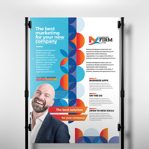 Modern Corporate Poster v2 in Flyer Templates - product preview 1