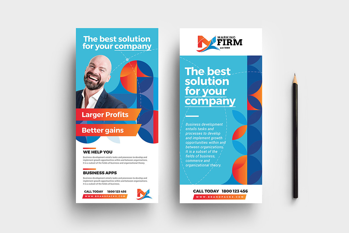 Modern Corporate DL Card in Card Templates - product preview 8