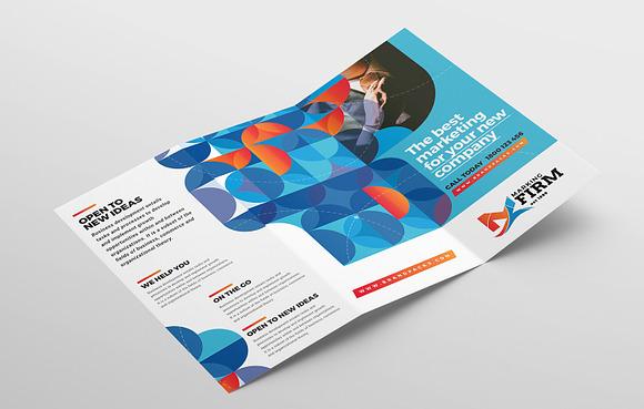 Modern Corporate Trifold Brochure in Brochure Templates - product preview 3