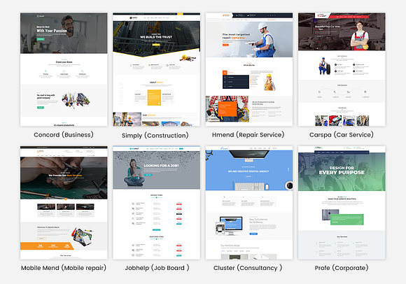 130 Pro Bootstrap Templates Bundle in Bootstrap Themes - product preview 1