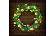3 Christmas wreaths