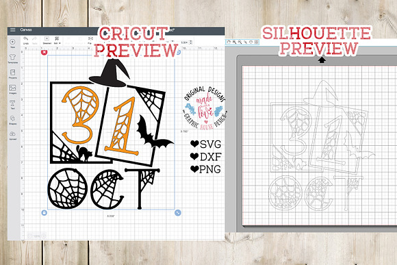 31 October Halloween Cut File in Illustrations - product preview 1