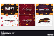 Thanksgiving Day banners
