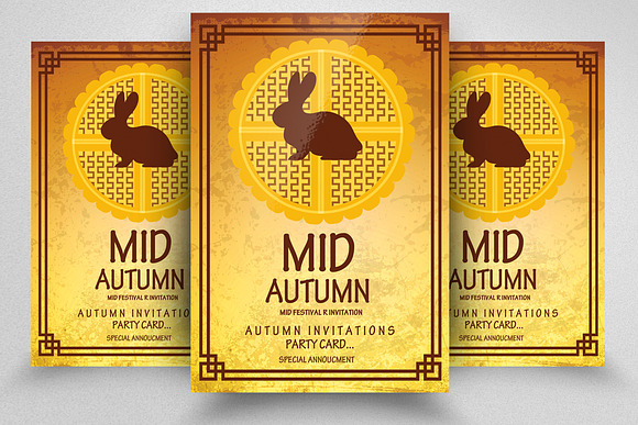 10 Mid Autumn Flyers Bundle Vol:01 in Flyer Templates - product preview 9