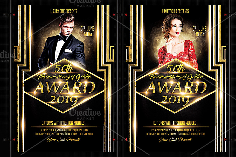 Awards Flyer Template in Flyer Templates - product preview 8