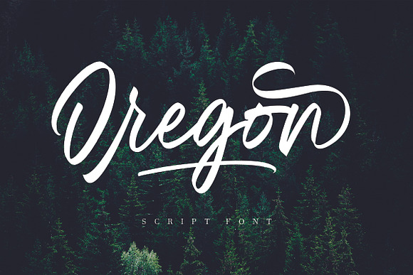 Oregon Script in Script Fonts - product preview 7