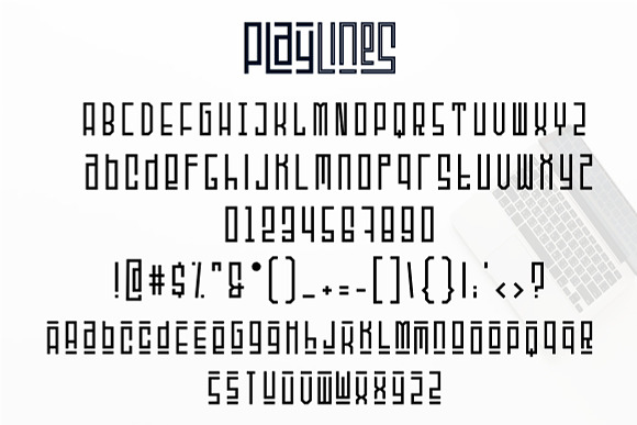 Playlines Typeface in Fonts - product preview 7