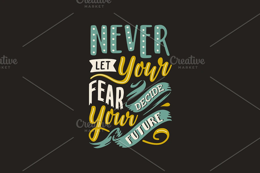 Never Let Your Fear Decide in Illustrations - product preview 8