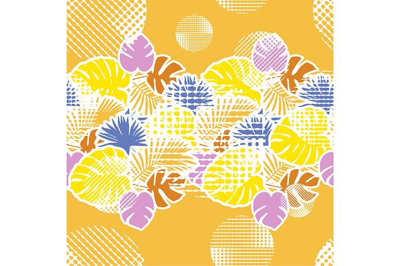Tropical palm leaves. in Patterns - product preview 4