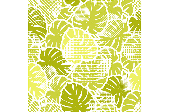 Tropical palm leaves. in Patterns - product preview 7