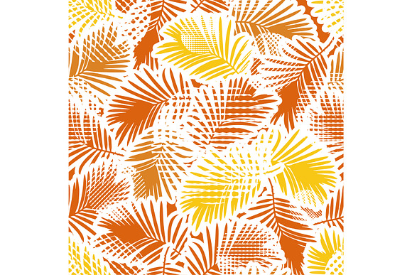 Tropical palm leaves. in Patterns - product preview 8