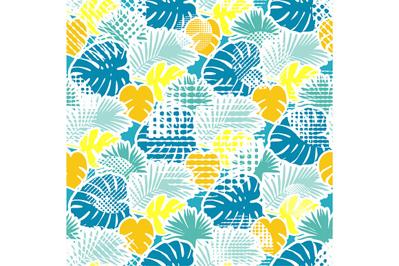 Tropical palm leaves. in Patterns - product preview 9