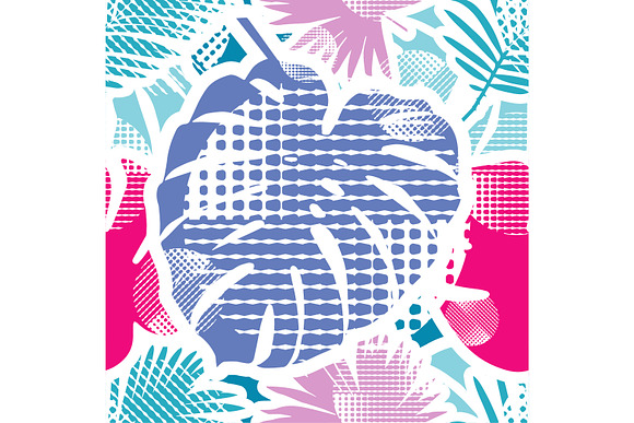 Tropical palm leaves. in Patterns - product preview 10