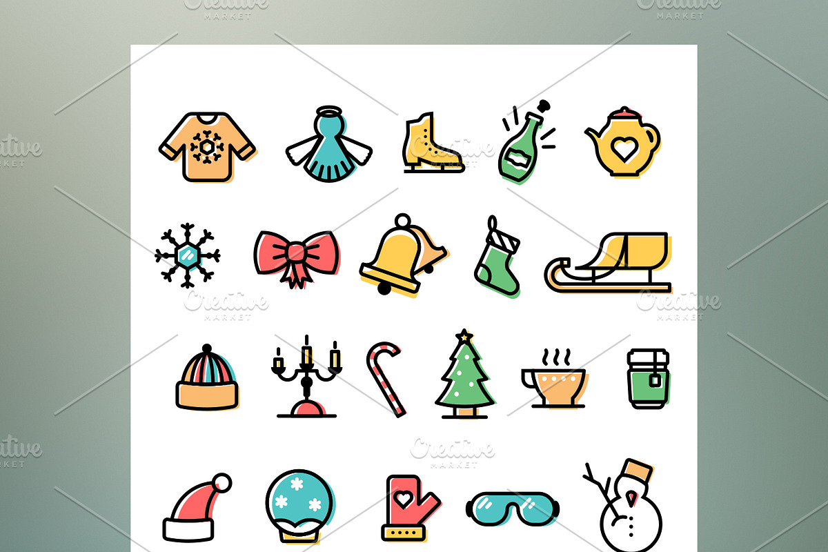 Winter Icons Set in Icons - product preview 8