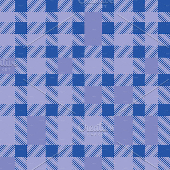 5 Seamless Plaid Pattern in EPS in Patterns - product preview 2