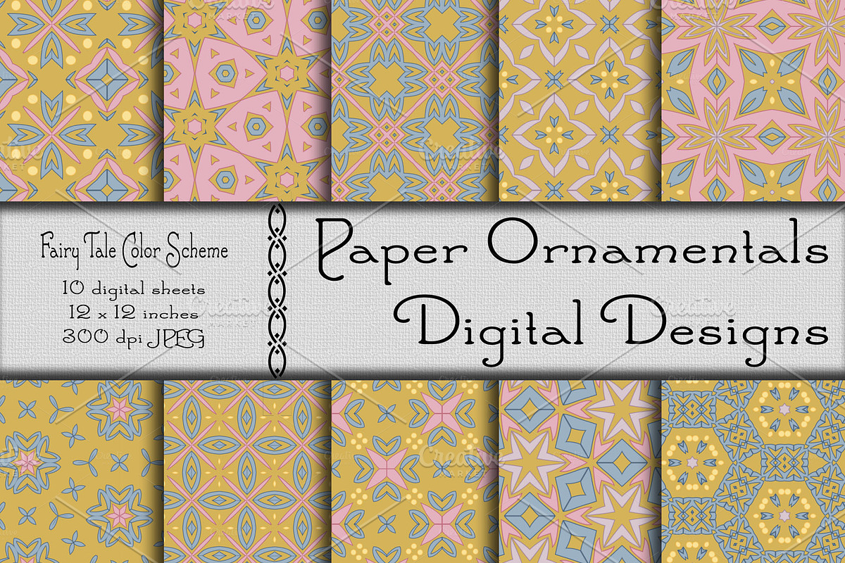 Digital Paper, Fairy Tale in Patterns - product preview 8