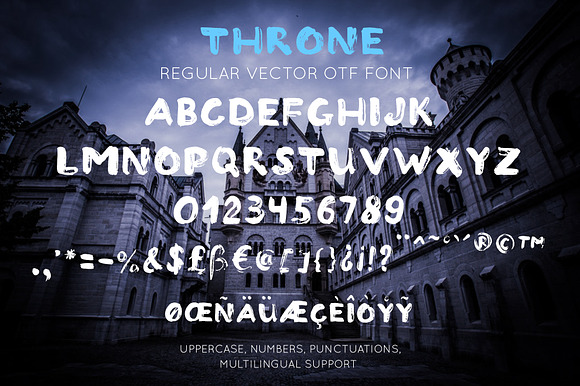 THRONE - SVG and regular OTF font in Display Fonts - product preview 8