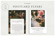 Floral Postcard Flyers