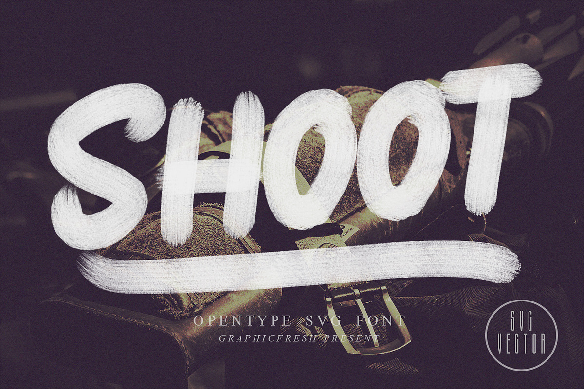 Shoot SVG Font in Display Fonts - product preview 8