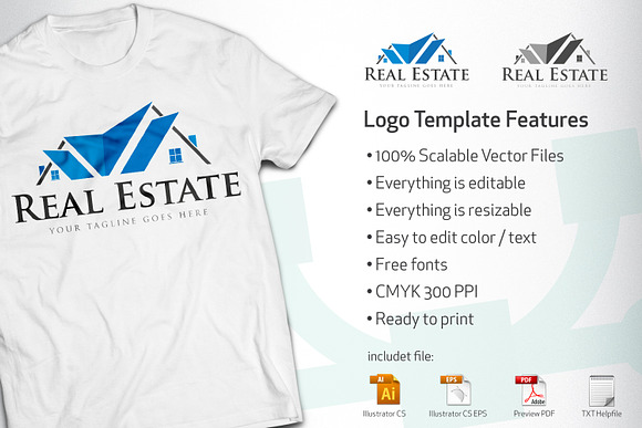 Real Estate logo in Logo Templates - product preview 1