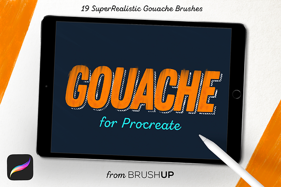 Gouache for Procreate in Photoshop Brushes - product preview 3