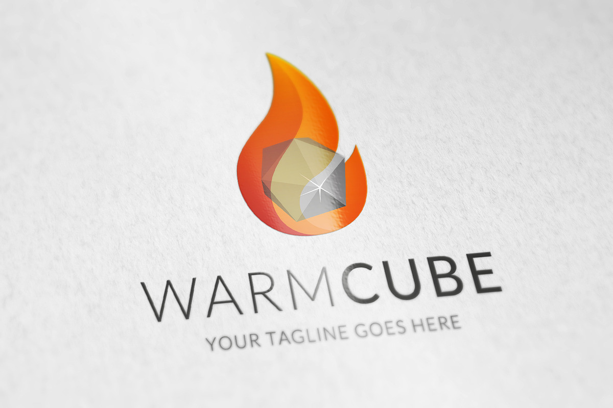 WarmCube in Logo Templates - product preview 8