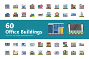 60 Office Building Icons
