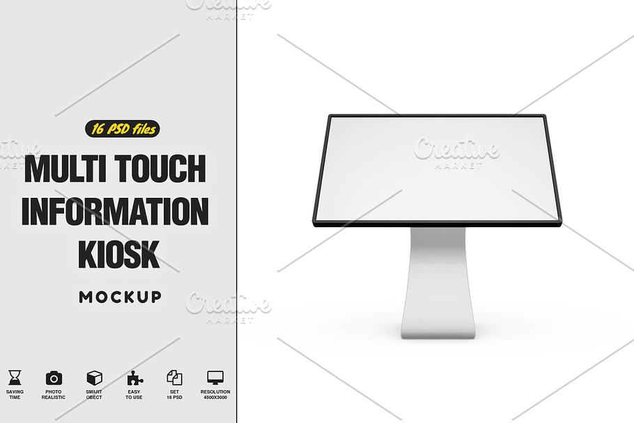 Information Kiosk Mockup in Product Mockups - product preview 8