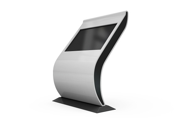Screen Kiosk For Lobby Mockup in Product Mockups - product preview 1