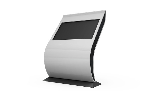 Screen Kiosk For Lobby Mockup in Product Mockups - product preview 2