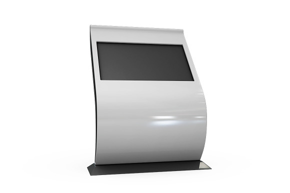 Screen Kiosk For Lobby Mockup in Product Mockups - product preview 5