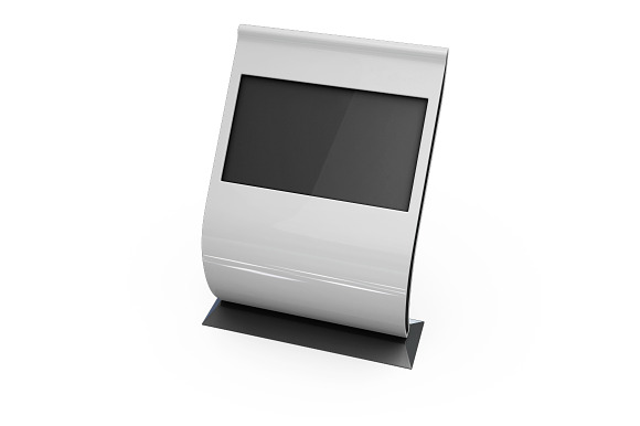 Screen Kiosk For Lobby Mockup in Product Mockups - product preview 11