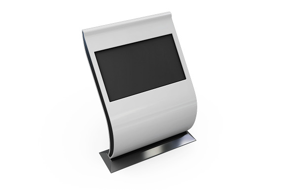 Screen Kiosk For Lobby Mockup in Product Mockups - product preview 14