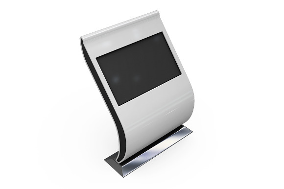 Screen Kiosk For Lobby Mockup in Product Mockups - product preview 15