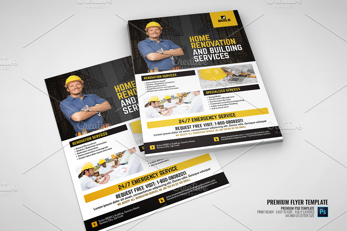 Builder Flyer in Flyer Templates - product preview 8