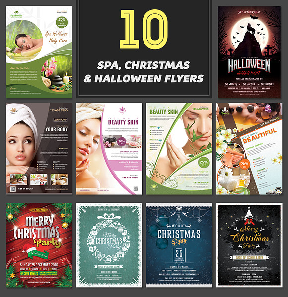101 Promotional Flyers Bundle in Flyer Templates - product preview 8