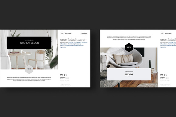 Decor Canva Social Media Pack in Instagram Templates - product preview 7