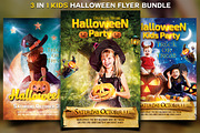 3 in 1 Kids Halloween Flyer Bundle