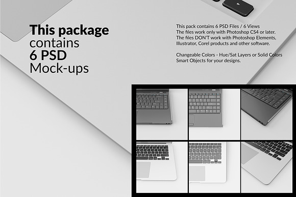 Laptop Sticker Mockup  in Product Mockups - product preview 1