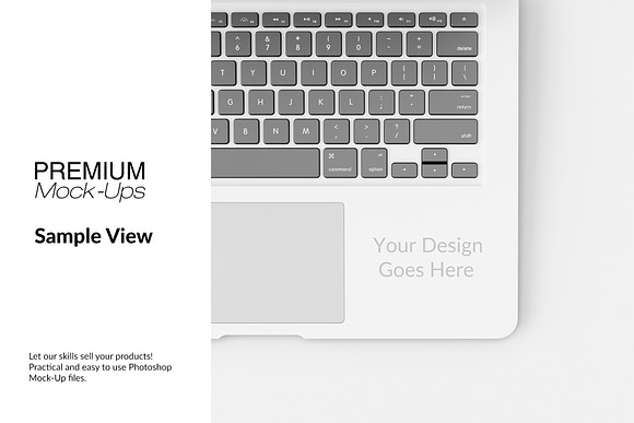 Laptop Sticker Mockup  in Product Mockups - product preview 8