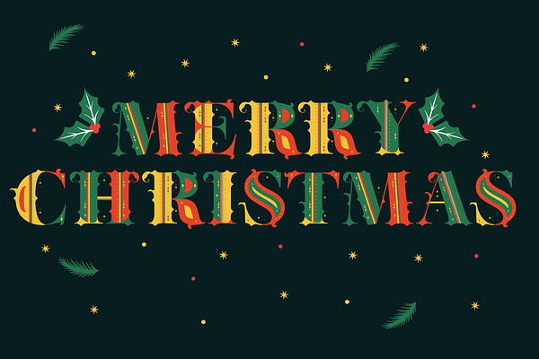 Aires Christmas SVG Color Font