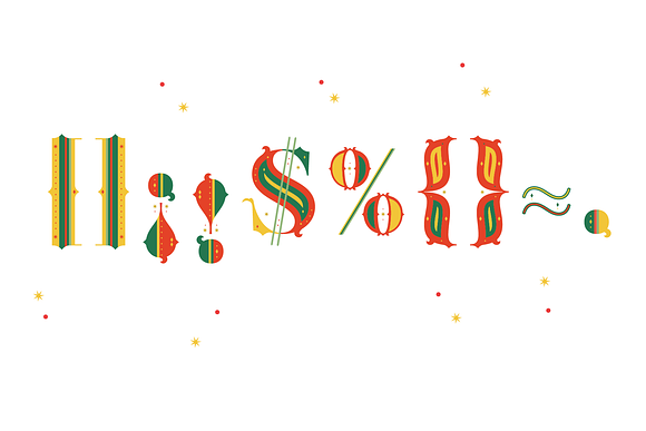 Aires Christmas SVG Color Font in Colorful Fonts - product preview 3