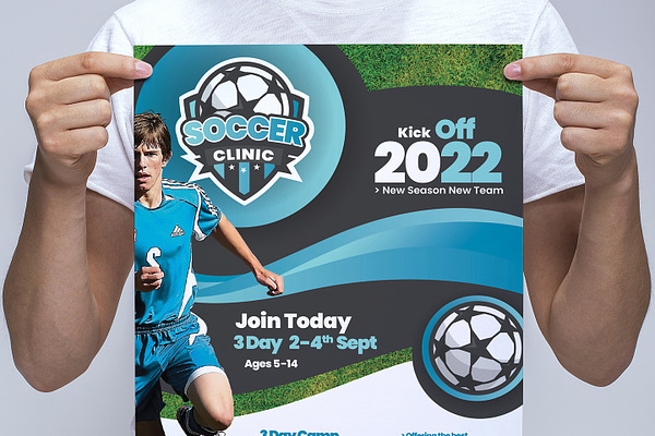 Soccer Camp Poster Template