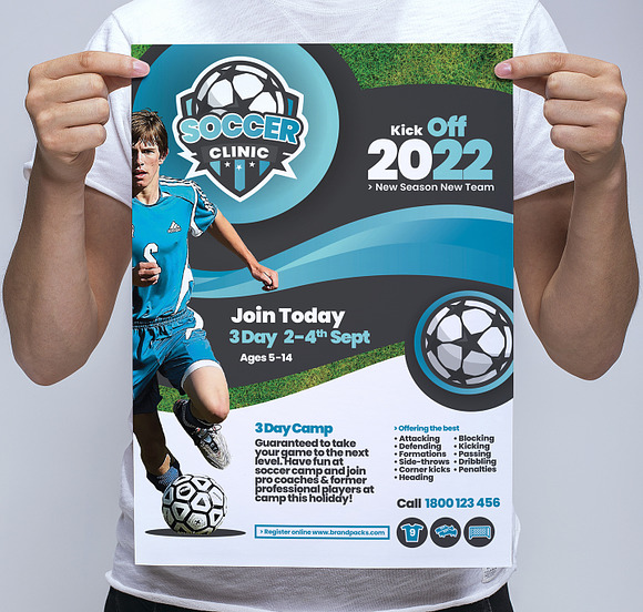 Soccer Camp Templates Pack in Flyer Templates - product preview 1