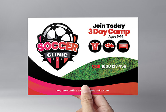 Soccer Camp Templates Pack in Flyer Templates - product preview 5