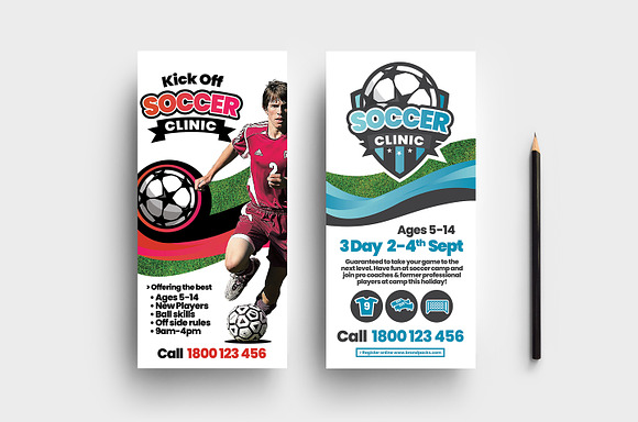 Soccer Camp Templates Pack in Flyer Templates - product preview 7